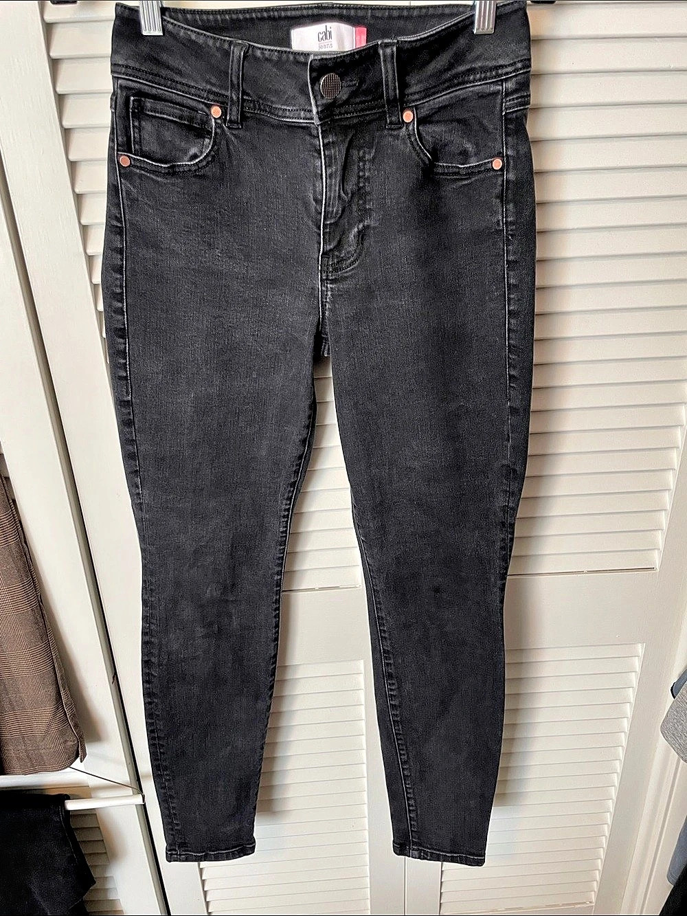 CAbi Jeans Skinny Jeans in Black Size 6